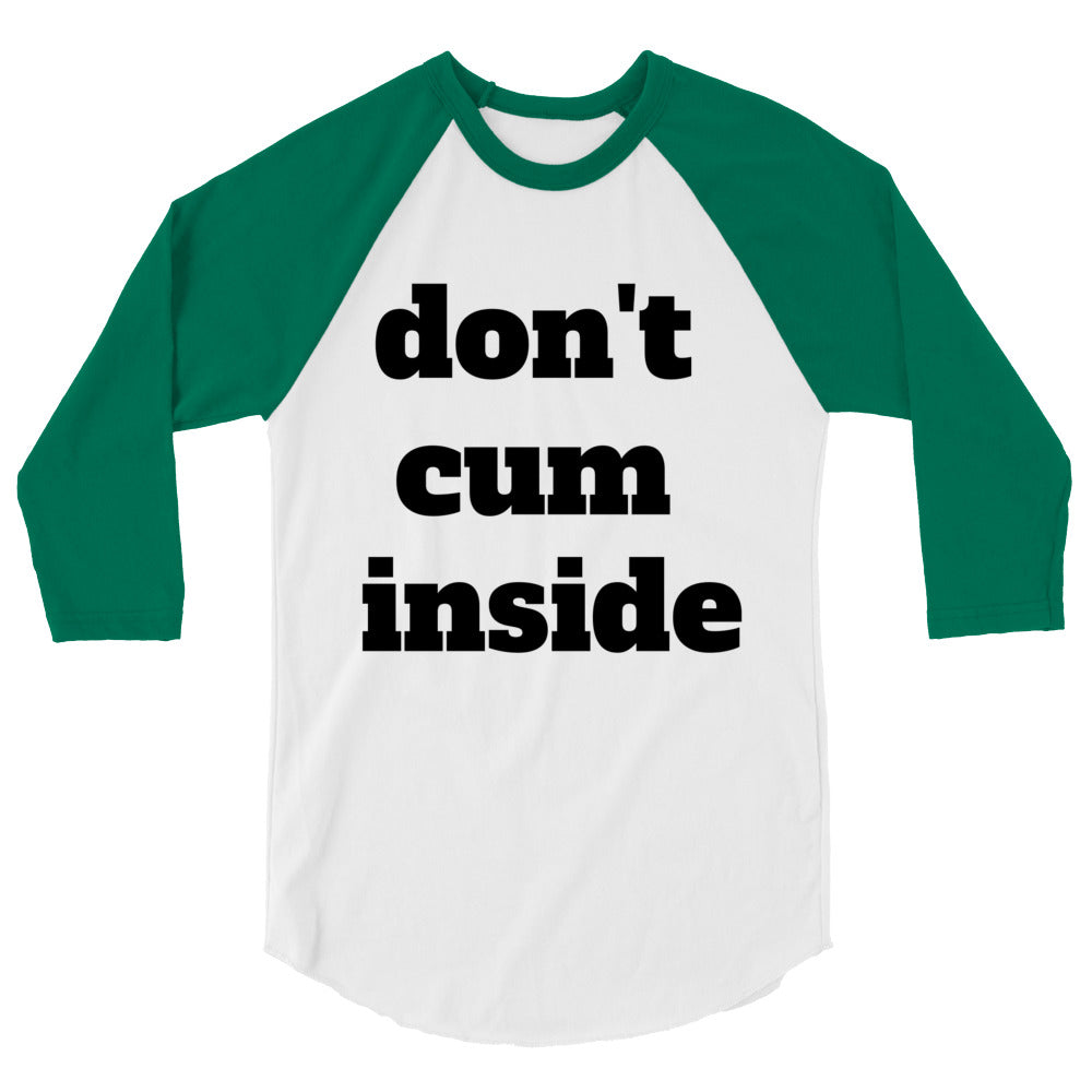 3/4 sleeve raglan shirt