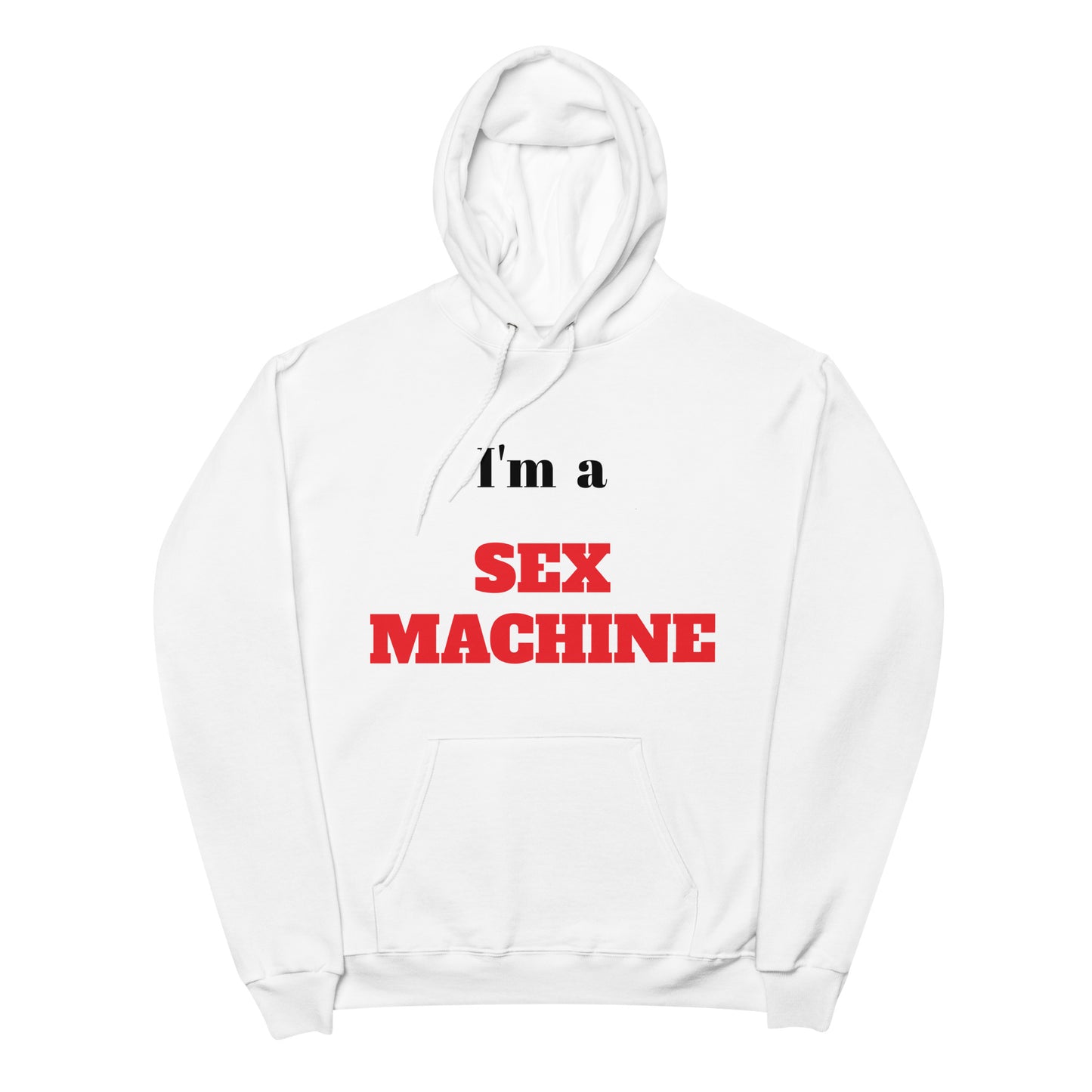 Man fleece hoodie